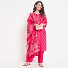 Ladies' Ethnic Set, रानी (फ्यूशिया), small image number null