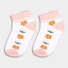 Girl's Socks (Pack of 2), Peach, small