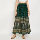 Ladies' Lehenga Skirt, Dark Green, small image number null