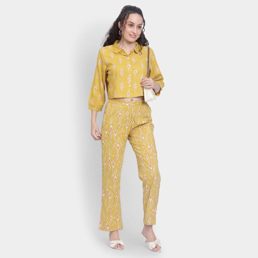 Ladies' Ethnic Set , मस्टर्ड, large image number null