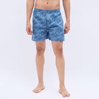 Men's 100% Cotton Boxers, Mid Blue, small image number null