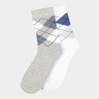 Motif Formal Socks, White, small image number null