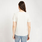 Round Neck T-Shirt, Off White, small image number null