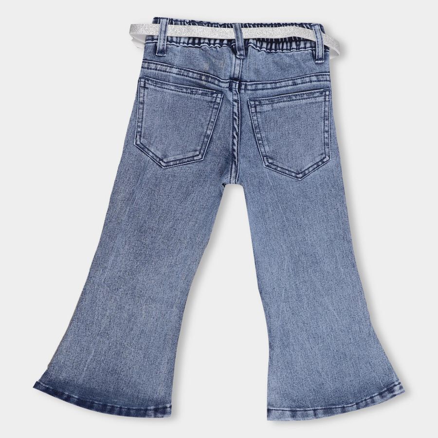 Girls' Jeans, हल्का नीला, large image number null