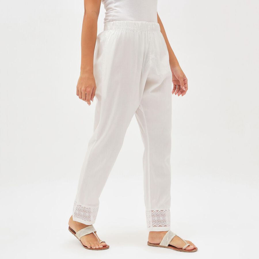 Ladies' Palazzos, ऑफ व्हाइट, large image number null