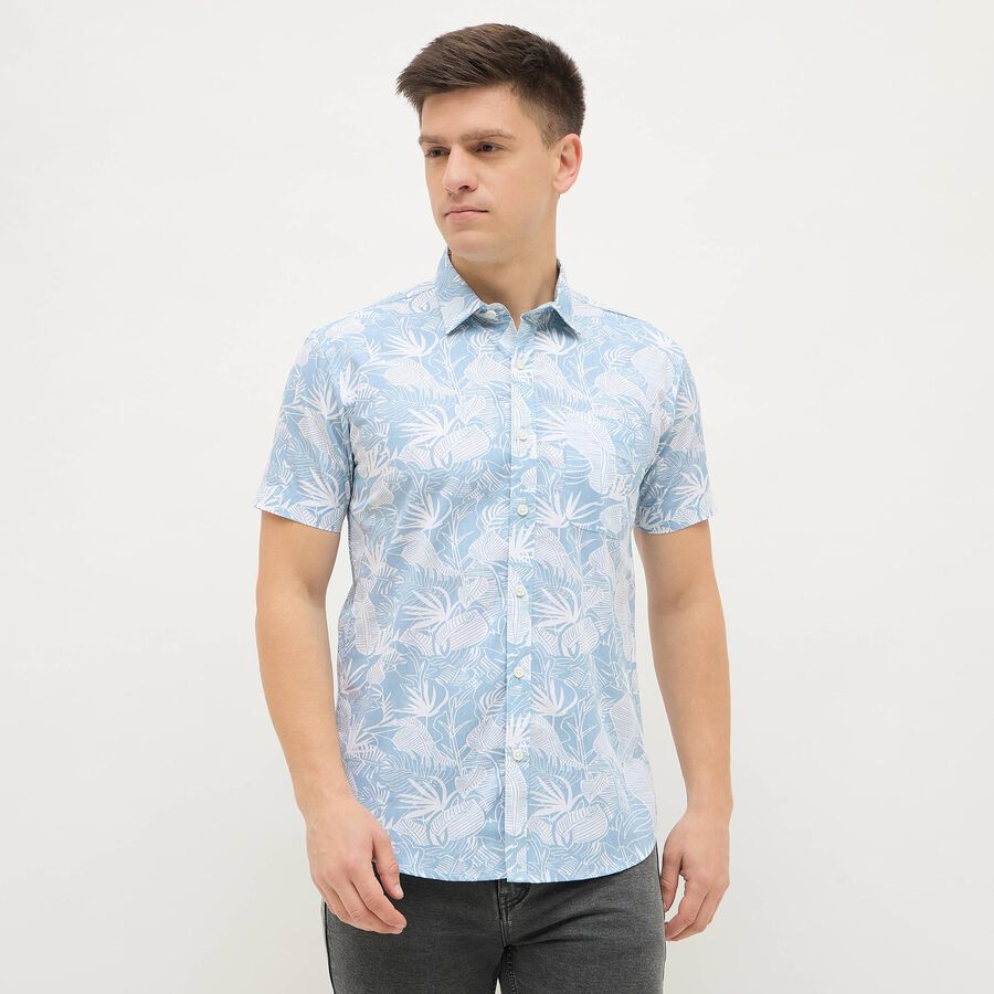 Men's Casual Shirt, हल्का नीला, large image number null