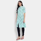 Printed Kurta, Light Green, small image number null