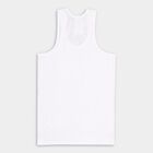 Boys' 100% Cotton Vest (Pack of 2), White, small image number null