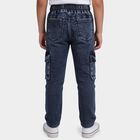 Boys Mid Blue Regular Fit Classic Jeans, Mid Blue, small