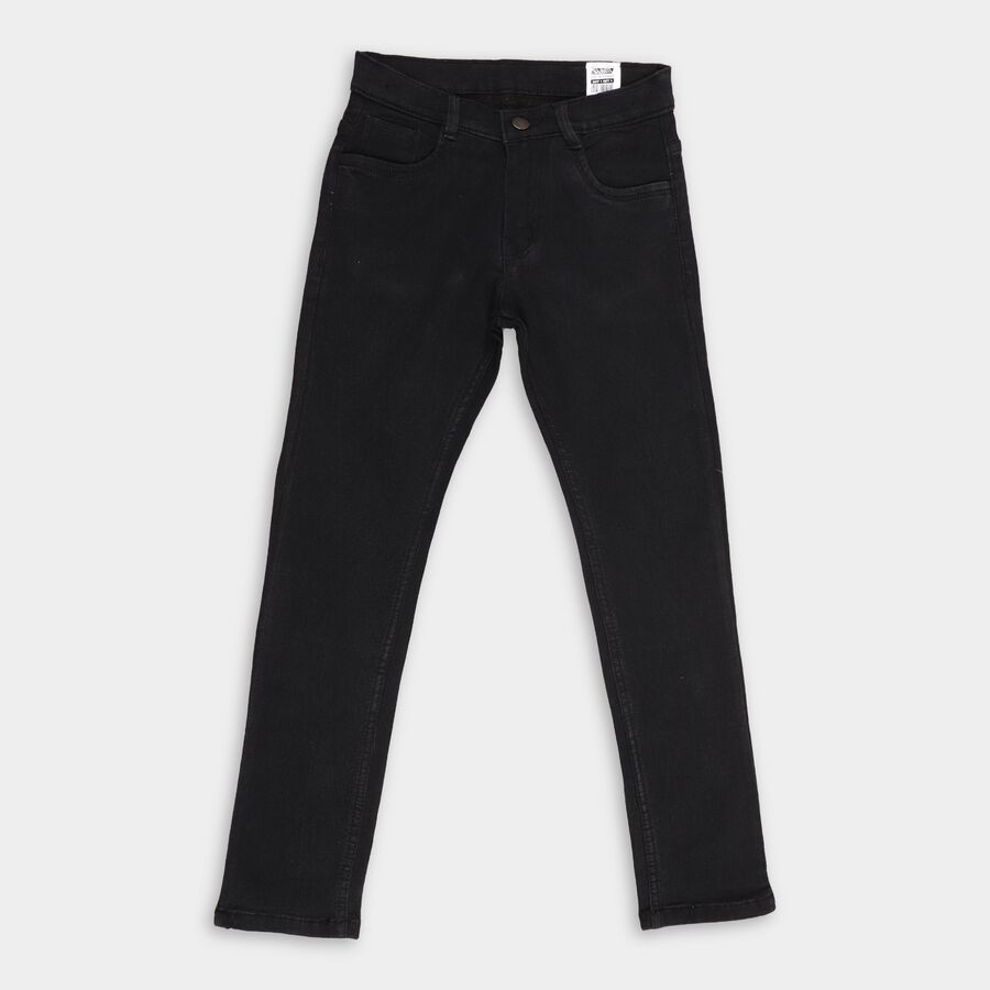 Boys' Jeans, काला, large image number null