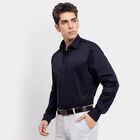 Men's Formal Shirt , नेवी ब्लू, small