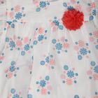 Girls Light Blue Round Neck Co-ord Set Upper and Bottom Set, हल्का नीला, small
