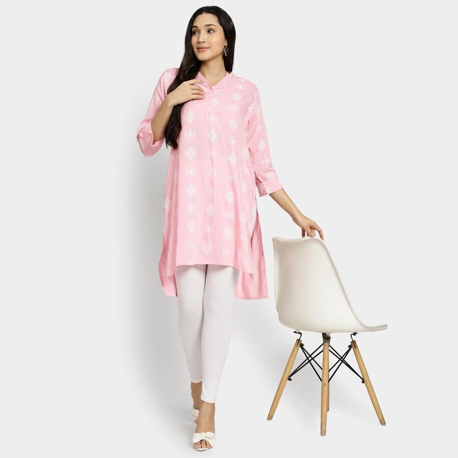 Ladies' Kurta, हल्का गुलाबी, large image number null