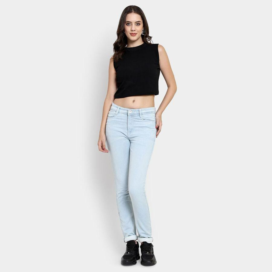 Men's Skinny Jeans , Light Blue, large image number null