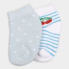Infant's Socks (Pack of 2), Aqua, small image number null