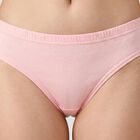 Women's Pink Regular Fit Solid Panty, Fuchsia, small