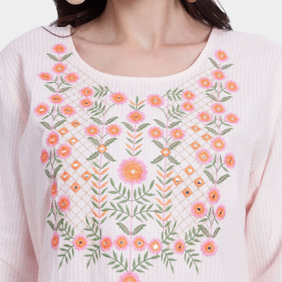 Ladies' Ethnic Set, Peach, large image number null