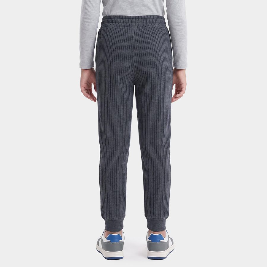 Girls Mid Blue Long Johns Thermal, Mid Blue, large