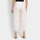 Ladies' 100% Cotton Palazzos , Off White, small image number null