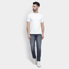 Solid Round Neck T-Shirt, White, small image number null
