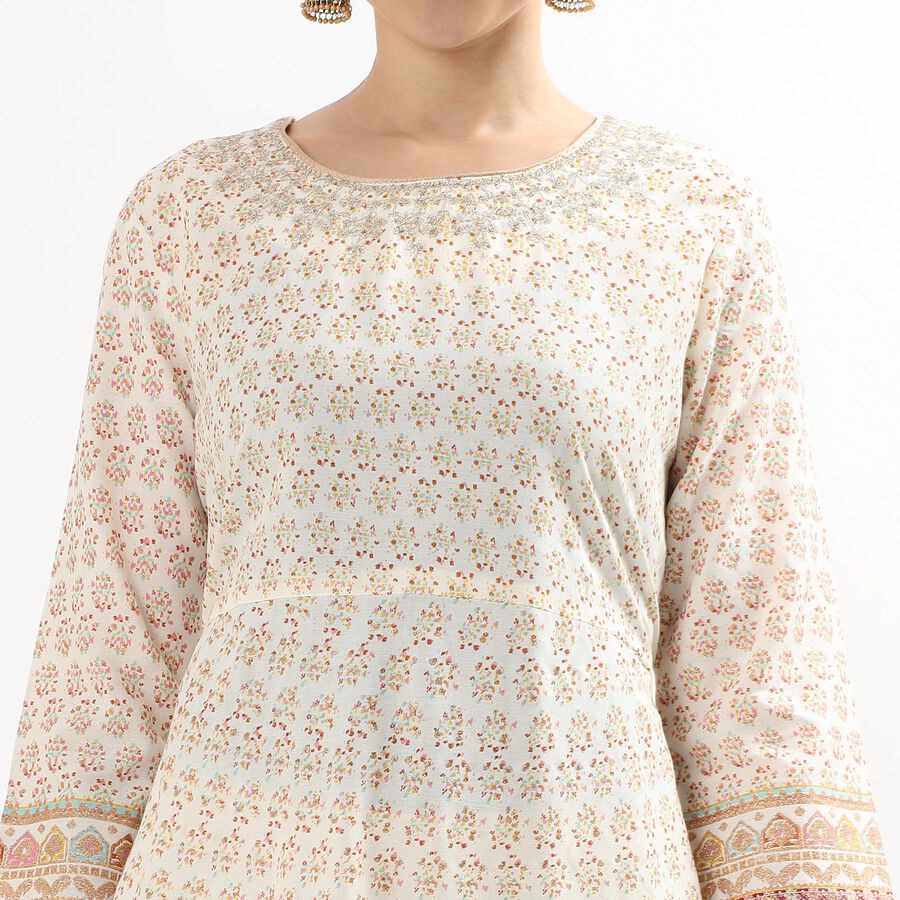 Ladies' Kurta, Beige, large image number null