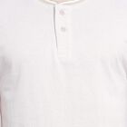 Solid Henley T-Shirt, Beige, small image number null