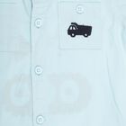 Infants' 100% Cotton Baba Suit , हल्का नीला, small image number null