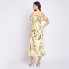 Ladies' 100% Cotton Dress , ऑफ व्हाइट, small image number null