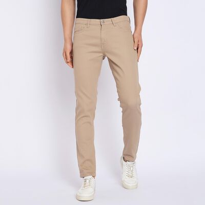 Men's Slim Fit Casual Trousers 