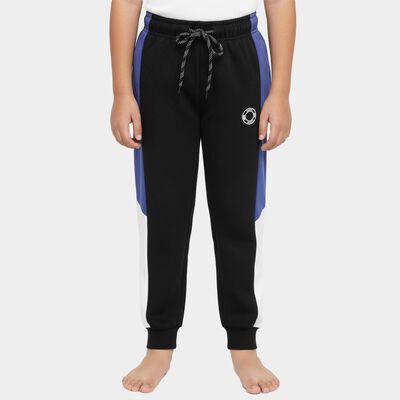 Boys' Black Color-Blocked Winter Pyjama