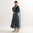 Ladies' Ethnic Set, गहरा ग्रे, small image number null