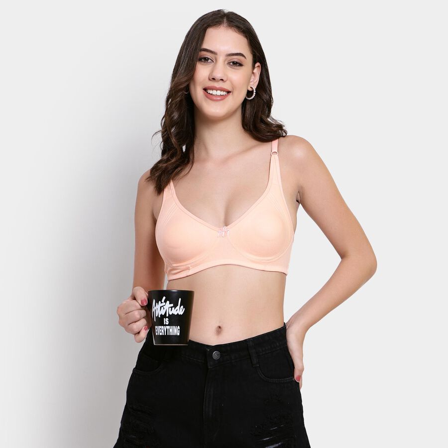 Ladies' Bra , Peach, large image number null