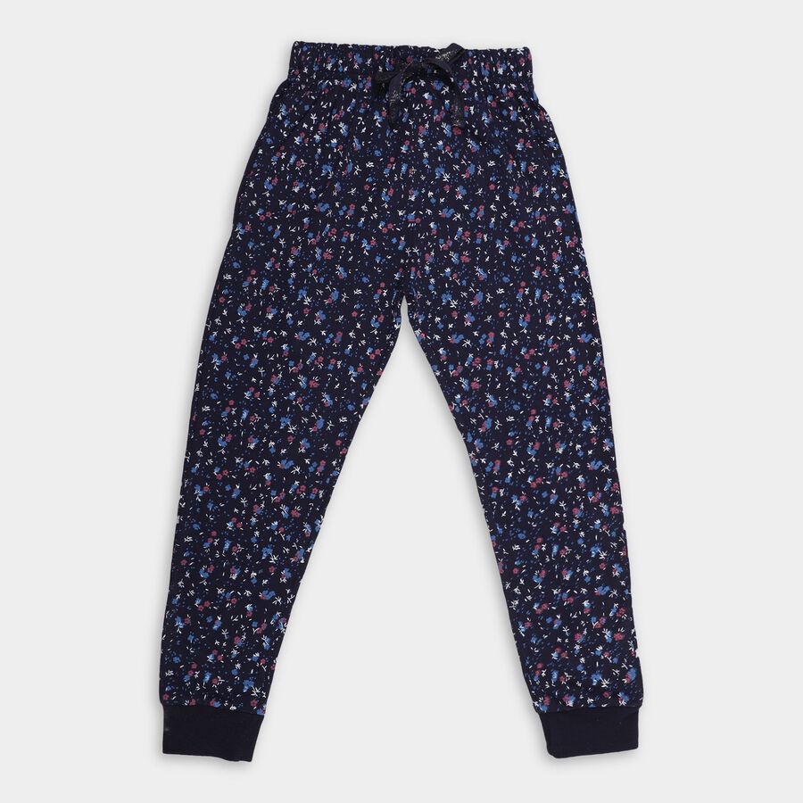 Girls' Pyjamas, Navy Blue, large image number null