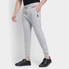 Men's Track Pants , Melange Mid Grey, small image number null