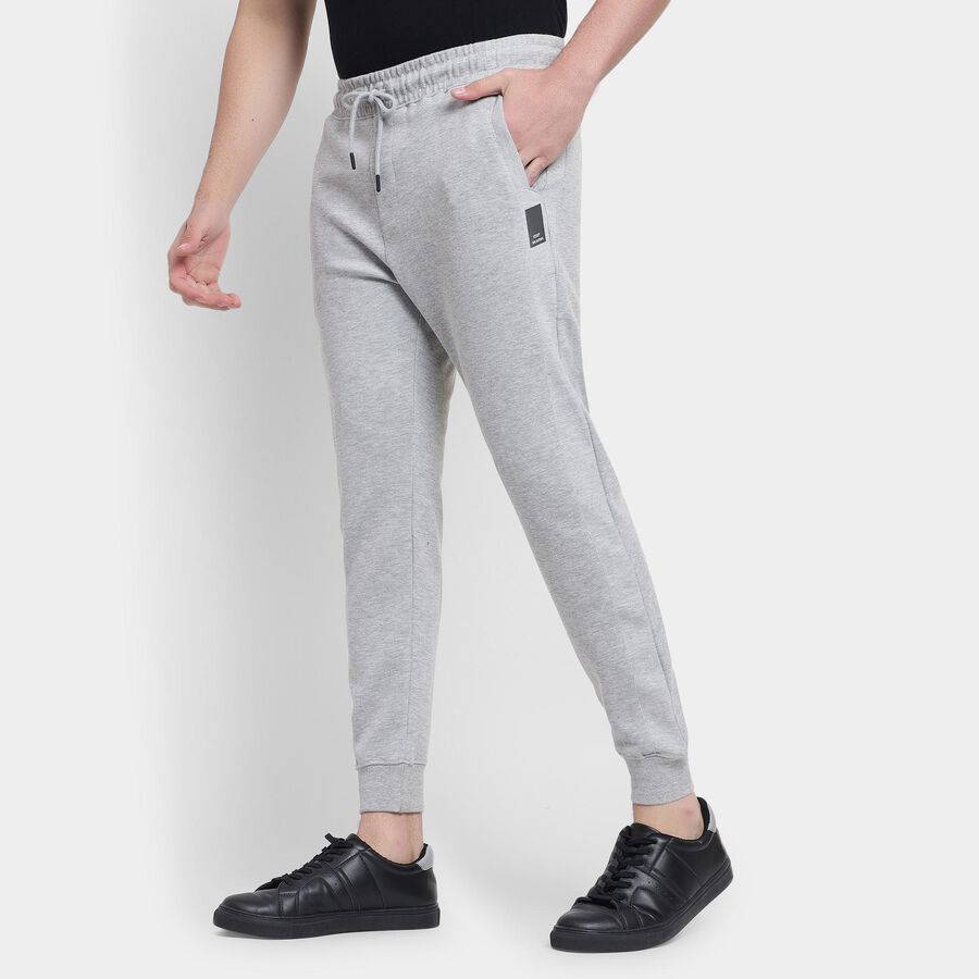Men's Track Pants , Melange Mid Grey, large image number null