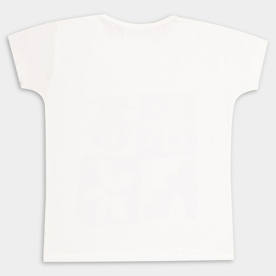 Girl's T-Shirt, Off White, large image number null