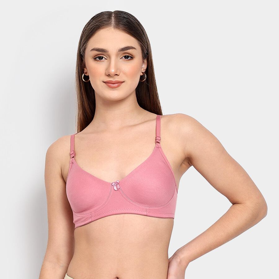 Ladies' Bra , Light Pink, large image number null
