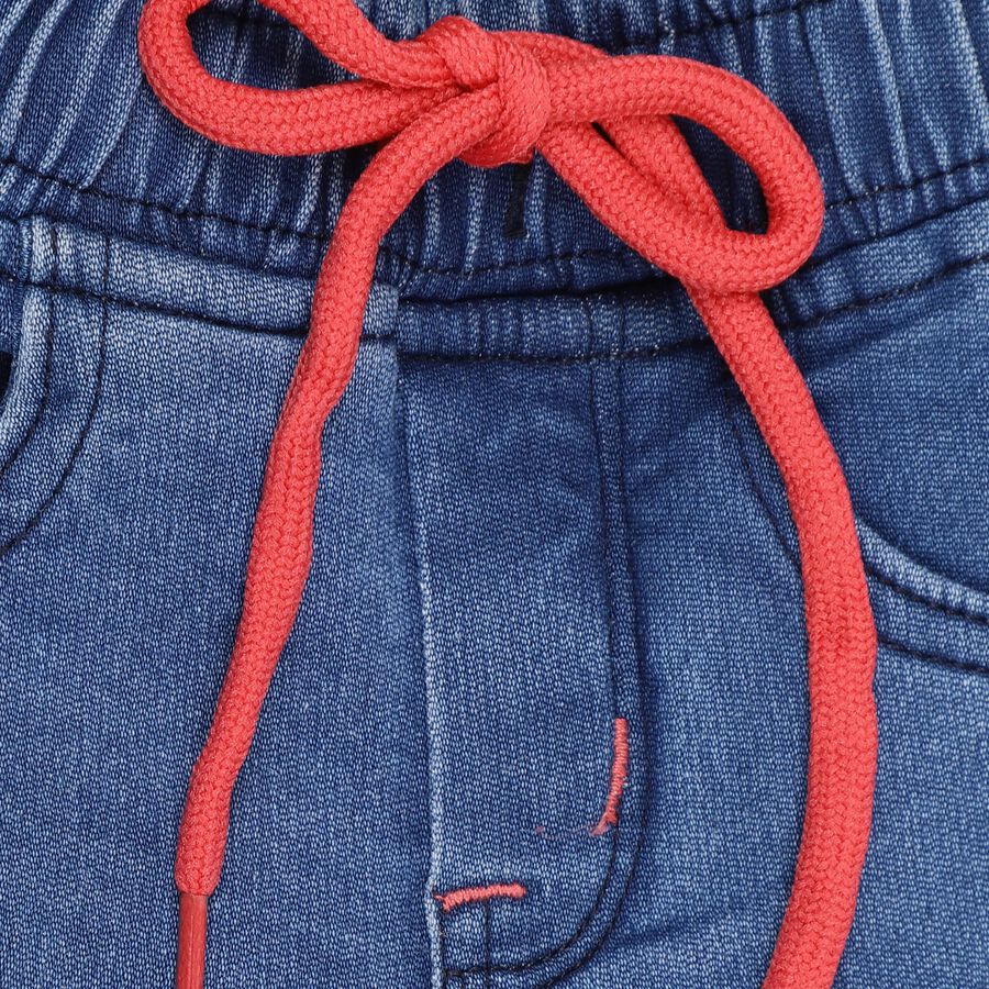 Girls' Jeans , Mid Blue, large