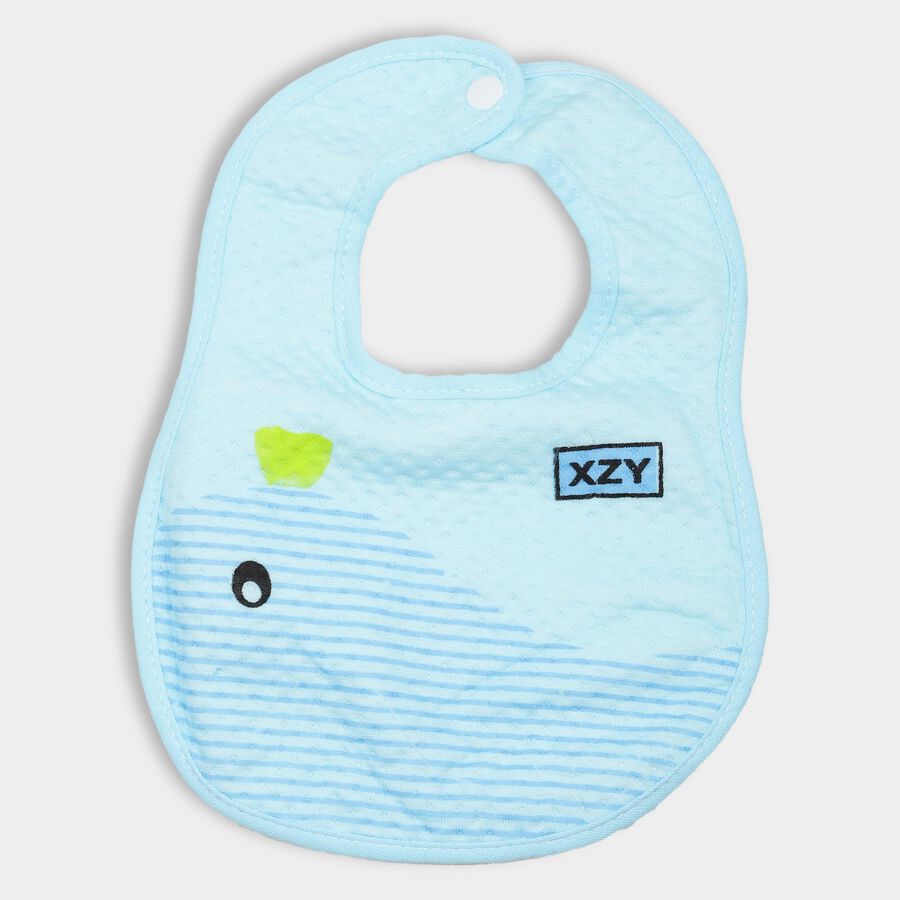 Infants' Bib, Mid Blue, large image number null