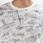 Men's 100% Cotton Round Neck Half Sleeves T-Shirt , White, small image number null