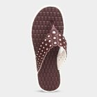 Womens Moulded Sliders, वाइन, small image number null