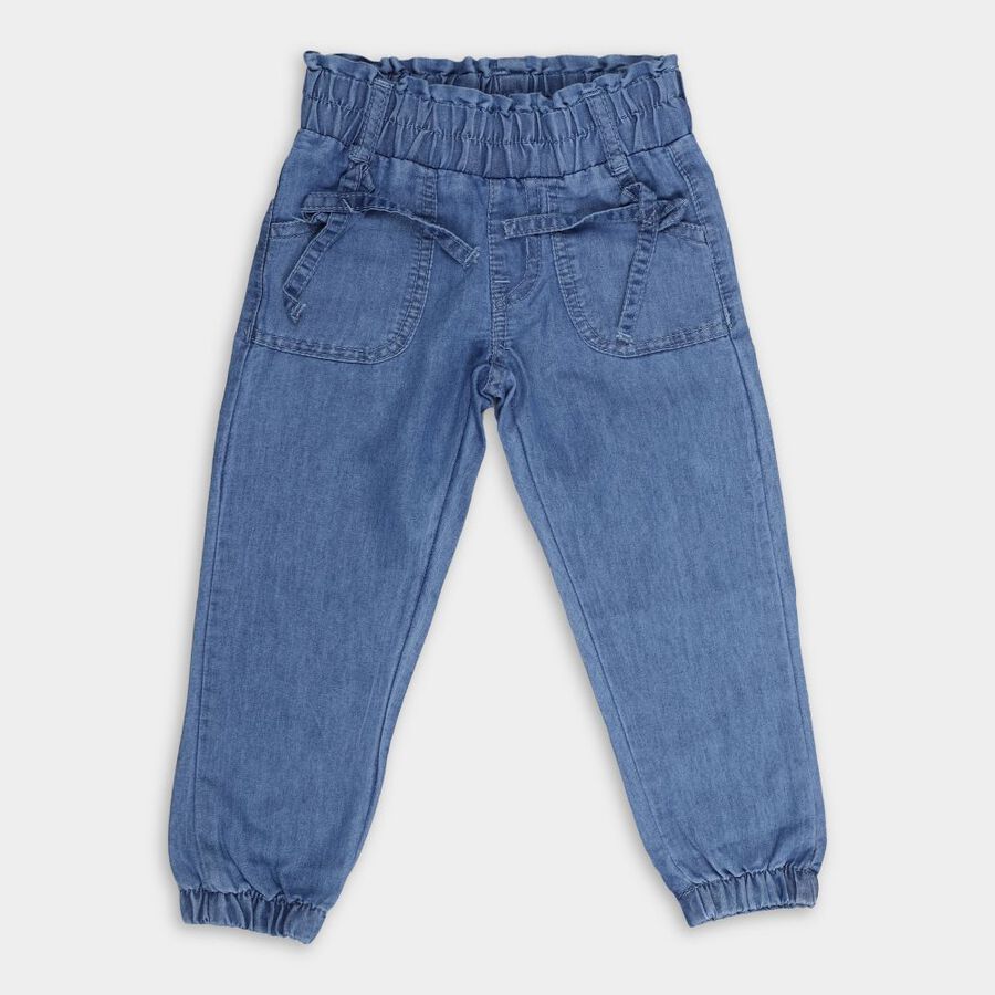 Girls' Jeans, Mid Blue, large image number null