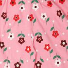 Girls Pink Jogger Floral Printed Pyjama, Light Pink, small