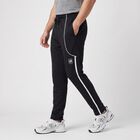 Men's Navy Blue Side-Striped Track Pants, नेवी ब्लू, small