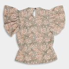 Girls' T-Shirt, हल्का हरा, small image number null