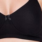 Ladies' Bra, काला, small image number null