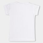 Girls' 100% Cotton T-Shirt , सफ़ेद, small image number null