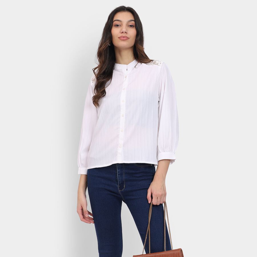 Ladies' Shirt , ऑफ व्हाइट, large image number null