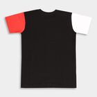 Boys' Cotton T-Shirt, Black, small image number null