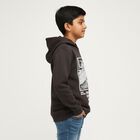 Boys' Sweatshirt, गहरा ग्रे, small image number null